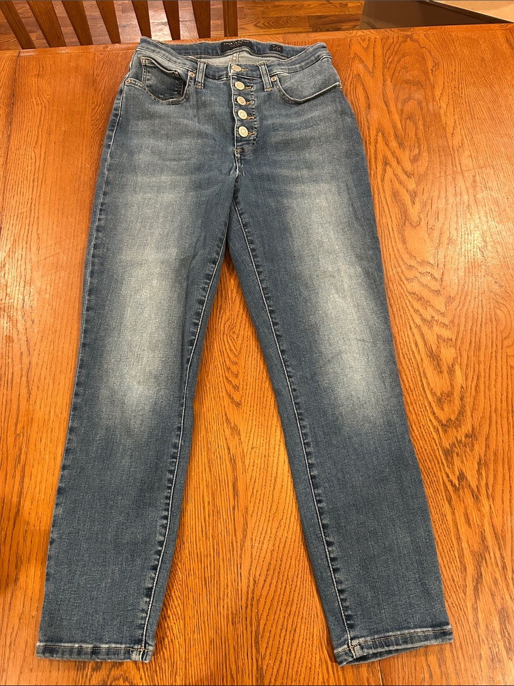 Lucky Brand Women’s High-Rise Button-Fly Blue Jeans